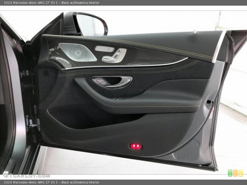 Black w/Dinamica Interior Door Panel for the 2020 Mercedes-Benz AMG GT 63 S #136713264