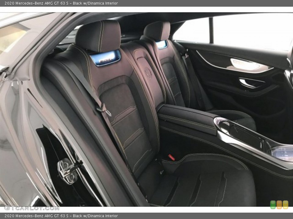 Black w/Dinamica Interior Rear Seat for the 2020 Mercedes-Benz AMG GT 63 S #136713567
