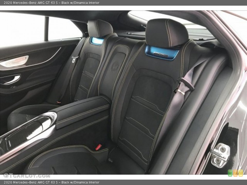 Black w/Dinamica Interior Rear Seat for the 2020 Mercedes-Benz AMG GT 63 S #136713609