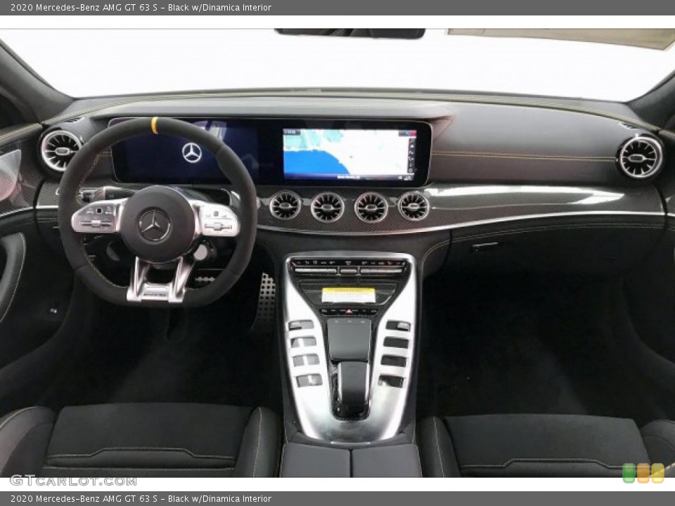 Black w/Dinamica Interior Dashboard for the 2020 Mercedes-Benz AMG GT 63 S #136713645