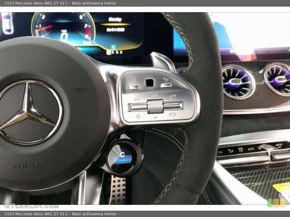 Black w/Dinamica Interior Steering Wheel for the 2020 Mercedes-Benz AMG GT 63 S #136713684