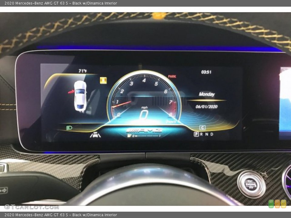 Black w/Dinamica Interior Gauges for the 2020 Mercedes-Benz AMG GT 63 S #136713702
