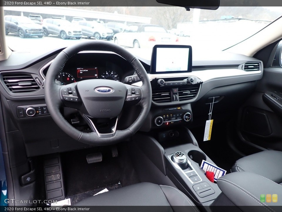 Ebony Black Interior Front Seat for the 2020 Ford Escape SEL 4WD #136719279