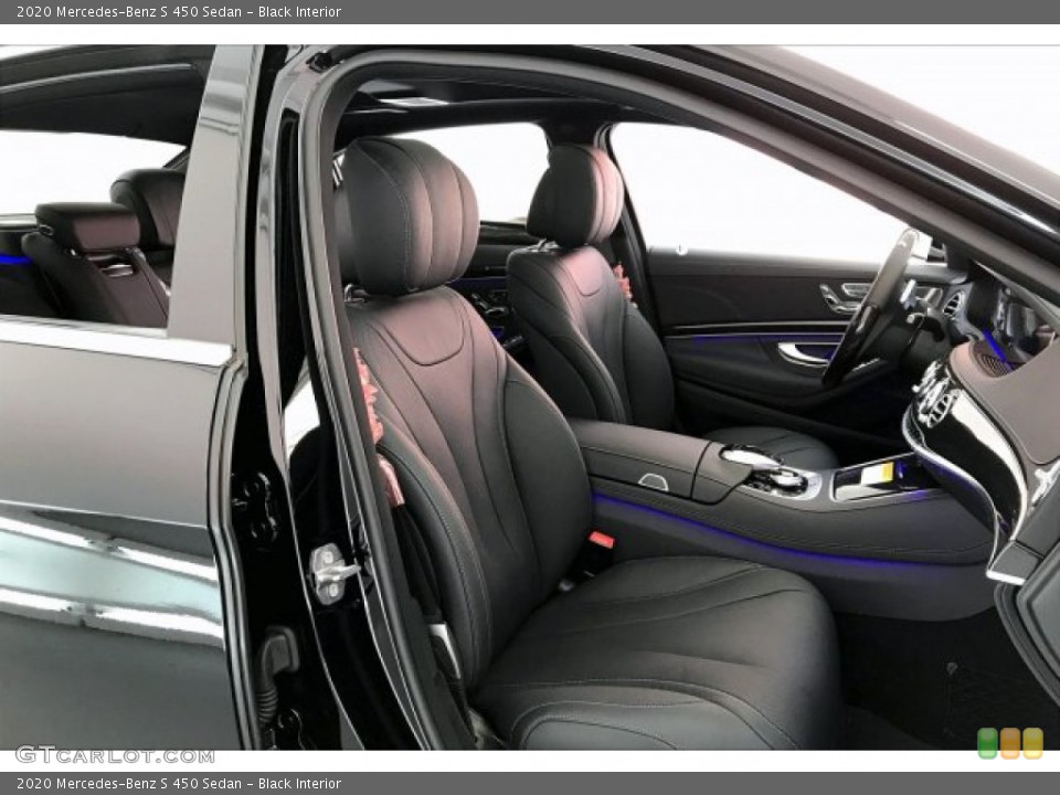 Black Interior Front Seat for the 2020 Mercedes-Benz S 450 Sedan #136721955