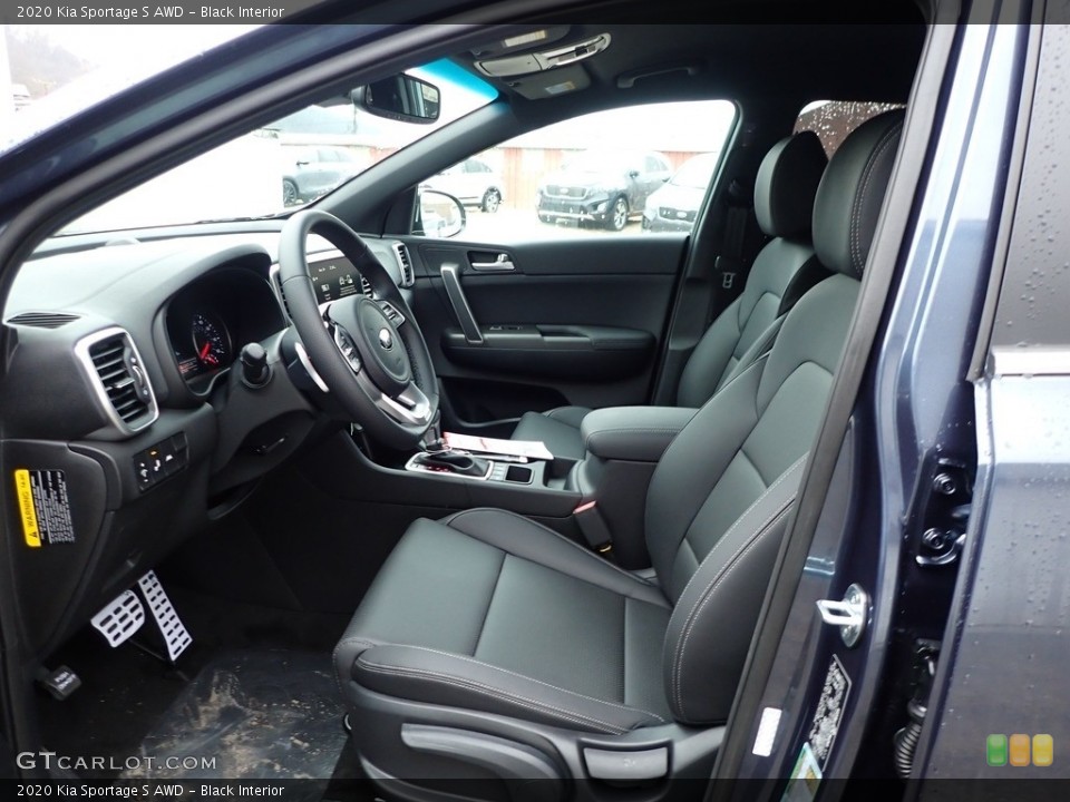 Black Interior Photo for the 2020 Kia Sportage S AWD #136723290