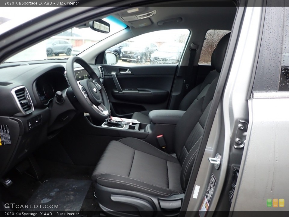 Black Interior Photo for the 2020 Kia Sportage LX AWD #136723578