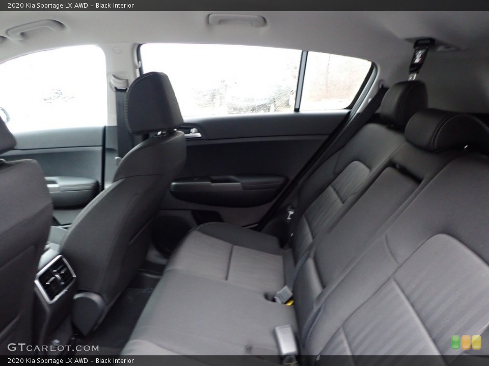 Black Interior Rear Seat for the 2020 Kia Sportage LX AWD #136723593