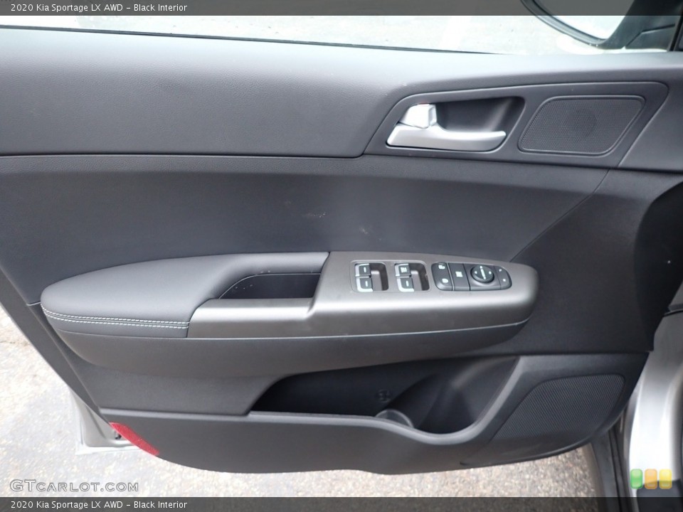 Black Interior Door Panel for the 2020 Kia Sportage LX AWD #136723617