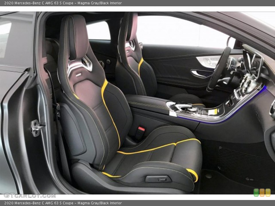 Magma Gray/Black Interior Front Seat for the 2020 Mercedes-Benz C AMG 63 S Coupe #136723650