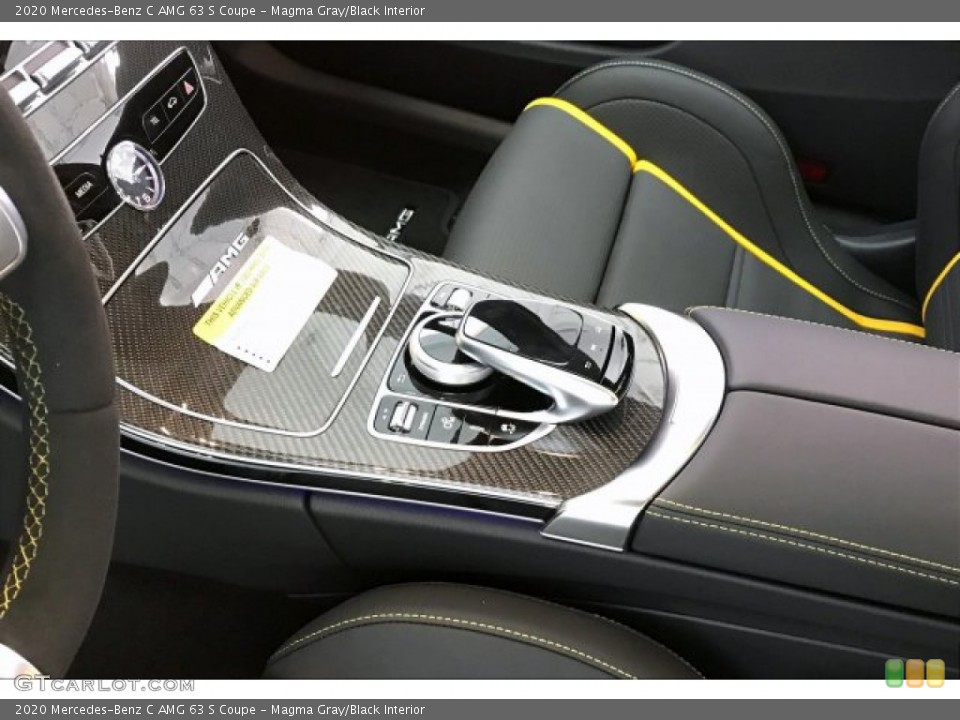 Magma Gray/Black Interior Controls for the 2020 Mercedes-Benz C AMG 63 S Coupe #136723869