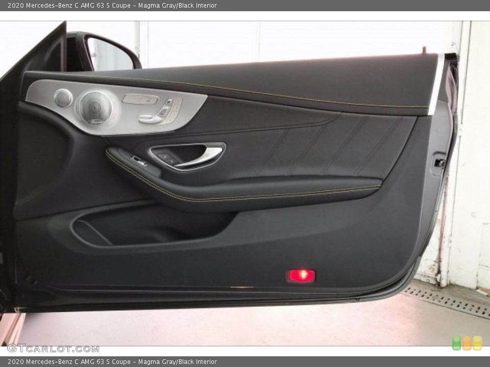 Magma Gray/Black Interior Door Panel for the 2020 Mercedes-Benz C AMG 63 S Coupe #136723962