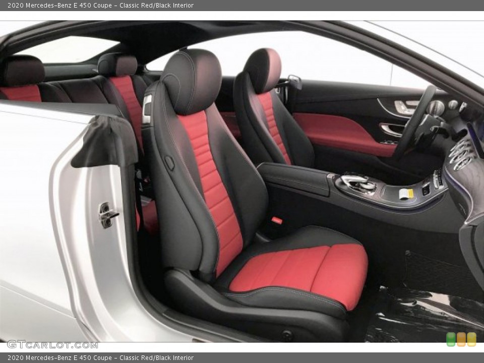 Classic Red/Black Interior Photo for the 2020 Mercedes-Benz E 450 Coupe #136724370