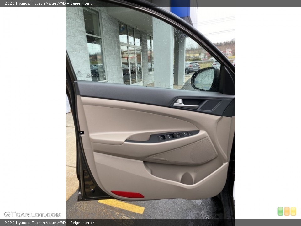 Beige Interior Door Panel for the 2020 Hyundai Tucson Value AWD #136724615