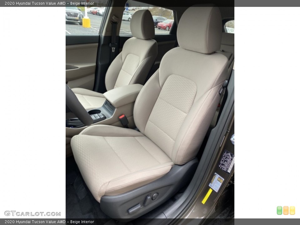 Beige Interior Front Seat for the 2020 Hyundai Tucson Value AWD #136724649