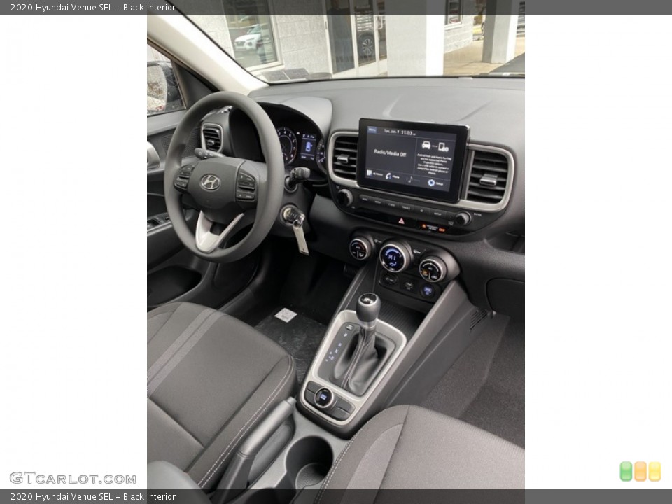 Black Interior Dashboard for the 2020 Hyundai Venue SEL #136725717