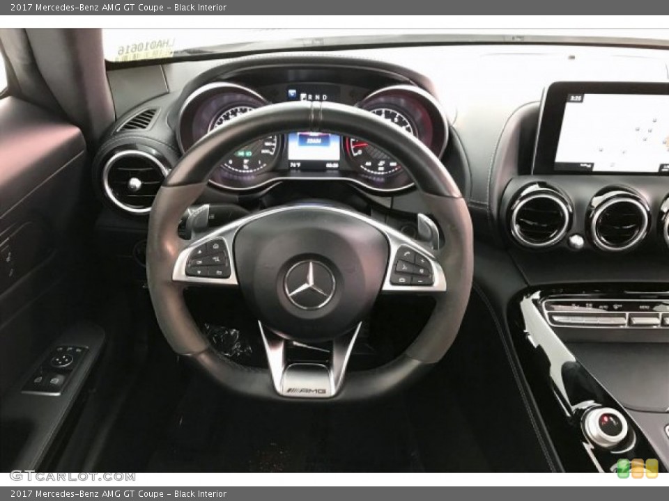 Black Interior Steering Wheel for the 2017 Mercedes-Benz AMG GT Coupe #136728424