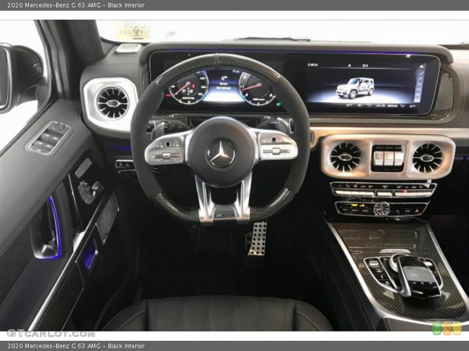 Black Interior Dashboard for the 2020 Mercedes-Benz G 63 AMG #136729069