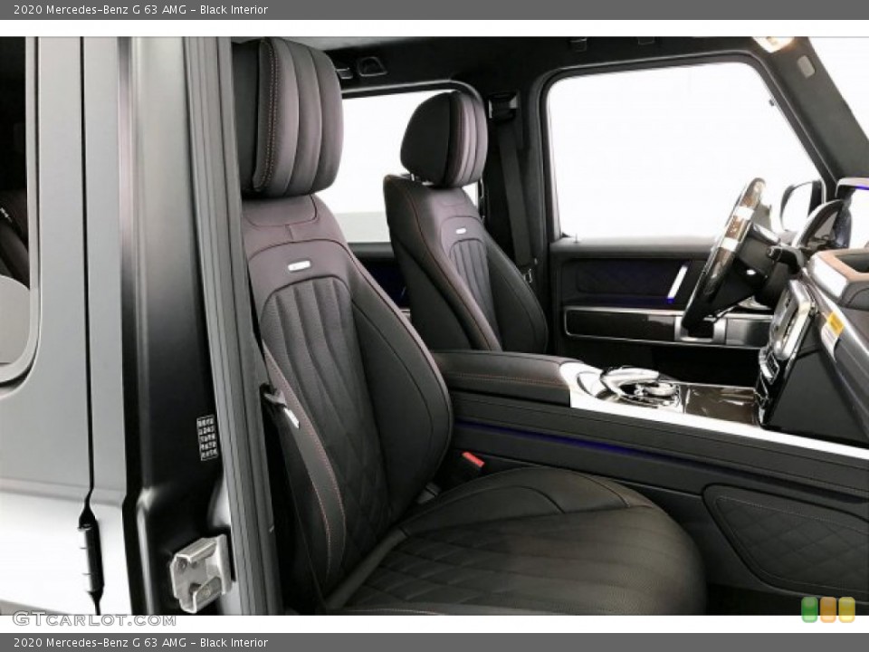 Black Interior Front Seat for the 2020 Mercedes-Benz G 63 AMG #136729114
