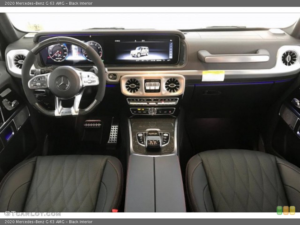 Black Interior Dashboard for the 2020 Mercedes-Benz G 63 AMG #136729336