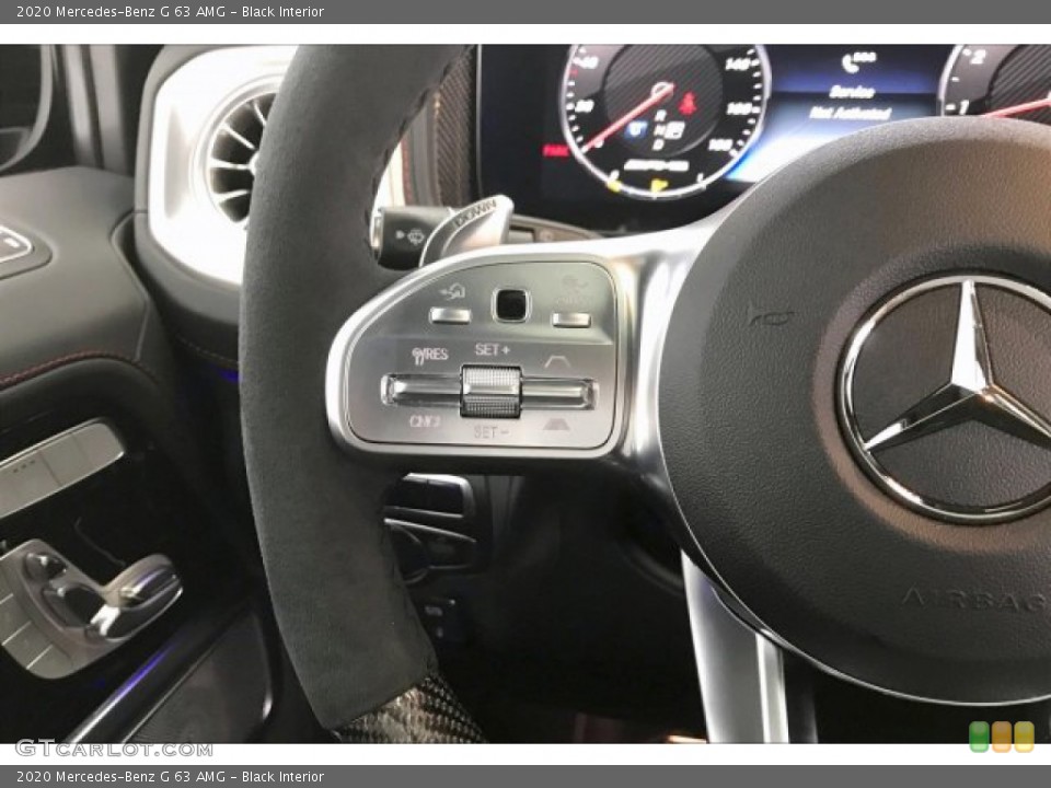 Black Interior Steering Wheel for the 2020 Mercedes-Benz G 63 AMG #136729354