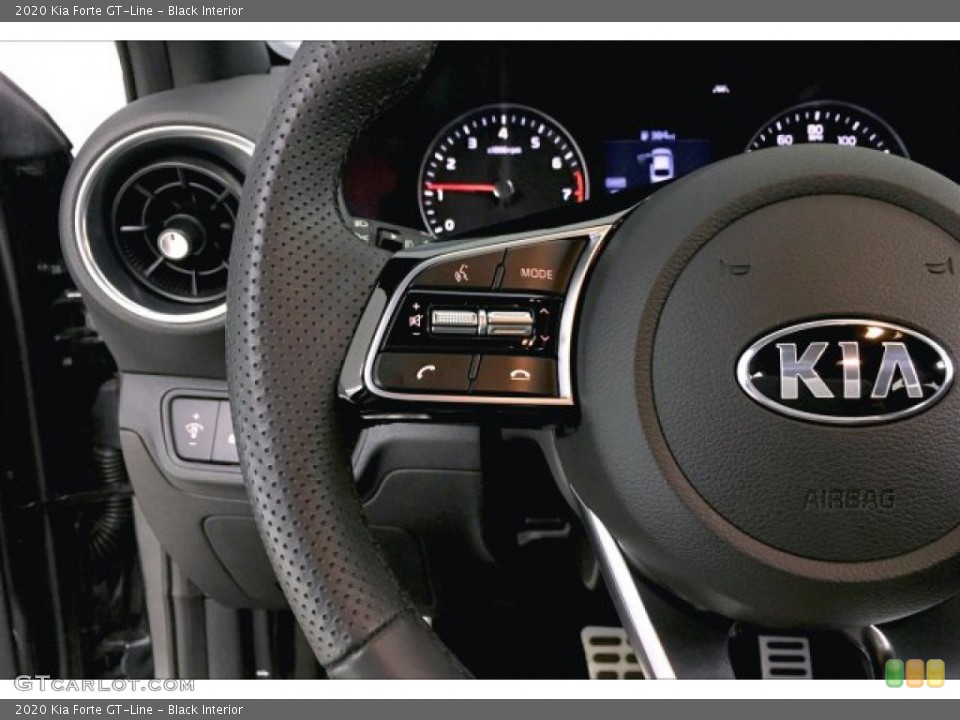 Black Interior Steering Wheel for the 2020 Kia Forte GT-Line #136729801