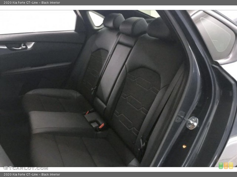 Black Interior Rear Seat for the 2020 Kia Forte GT-Line #136730176
