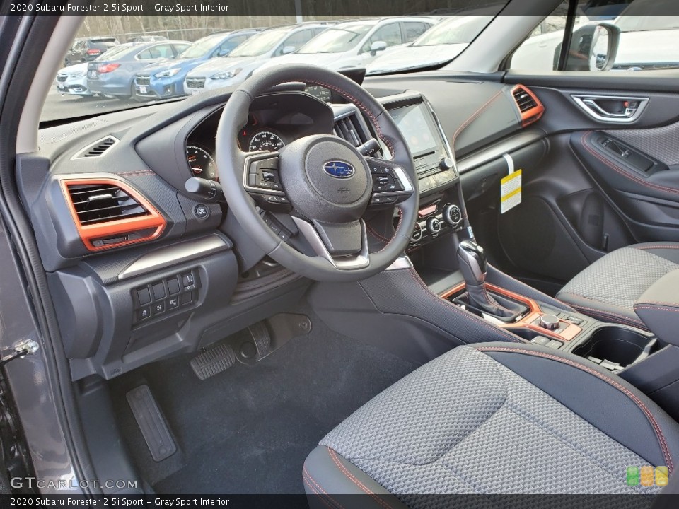 Gray Sport 2020 Subaru Forester Interiors