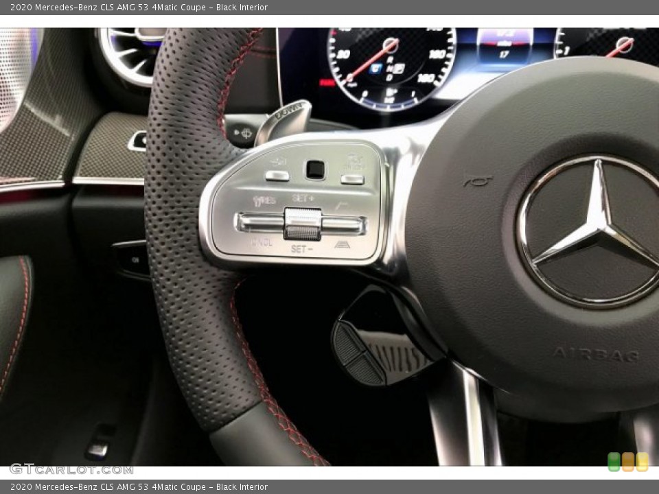 Black Interior Steering Wheel for the 2020 Mercedes-Benz CLS AMG 53 4Matic Coupe #136730509