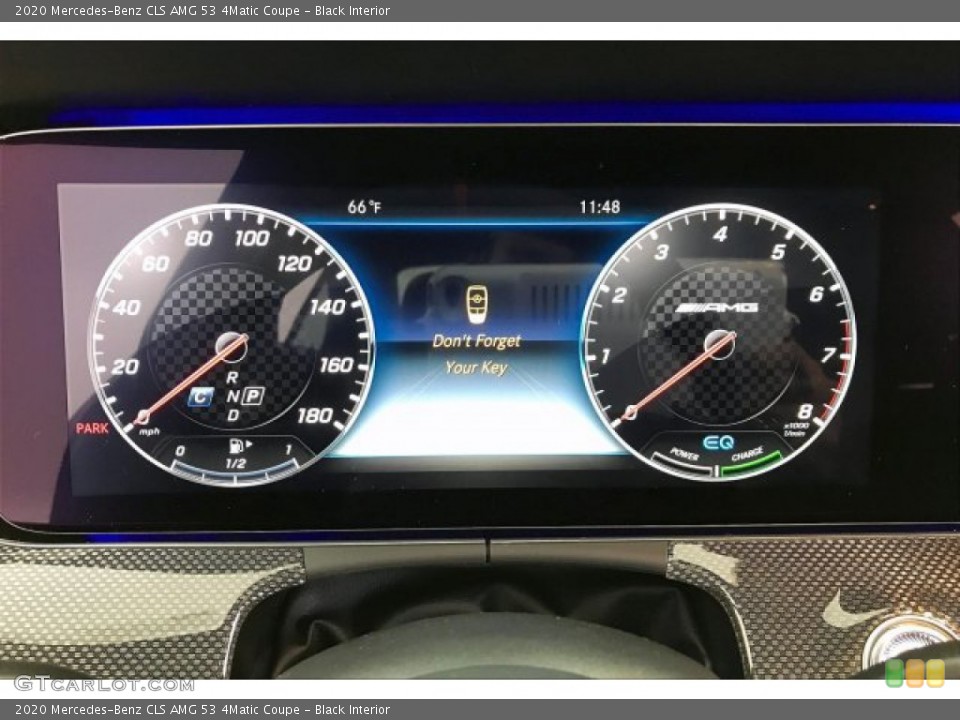Black Interior Gauges for the 2020 Mercedes-Benz CLS AMG 53 4Matic Coupe #136730548