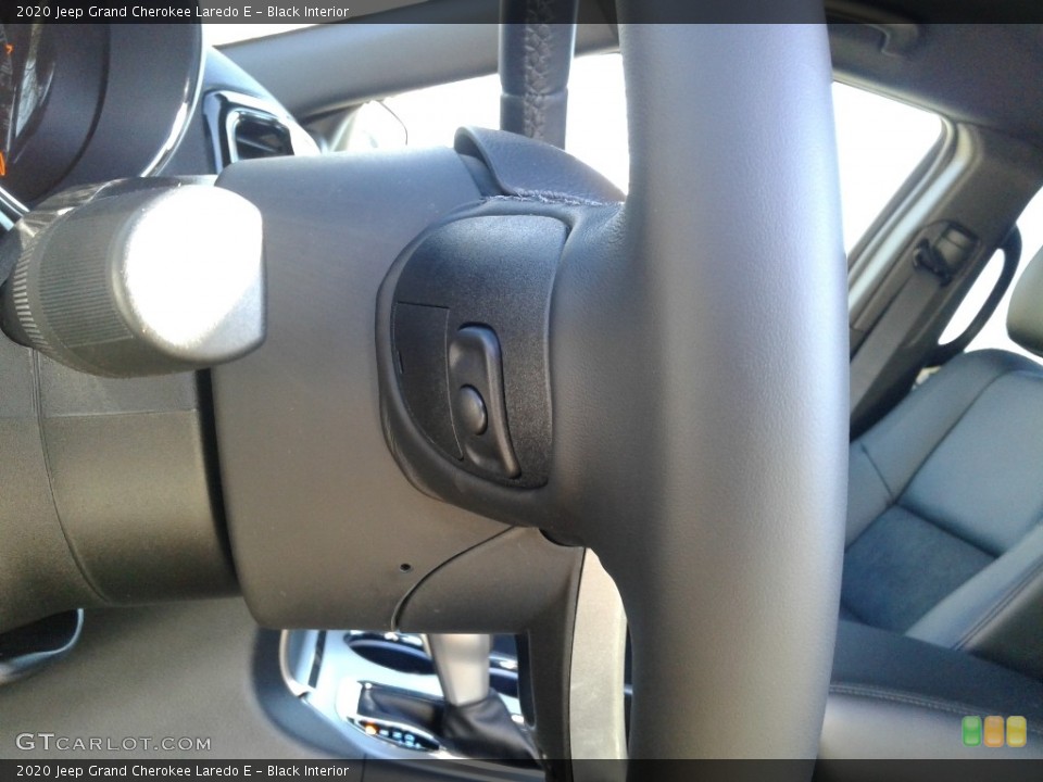 Black Interior Steering Wheel for the 2020 Jeep Grand Cherokee Laredo E #136732447