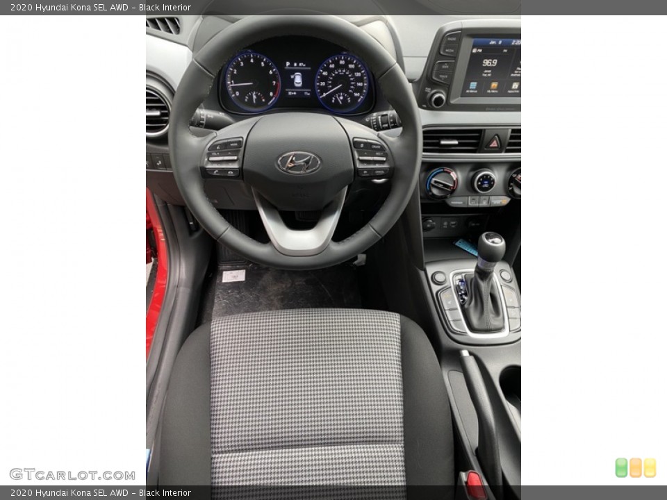 Black Interior Steering Wheel for the 2020 Hyundai Kona SEL AWD #136732630