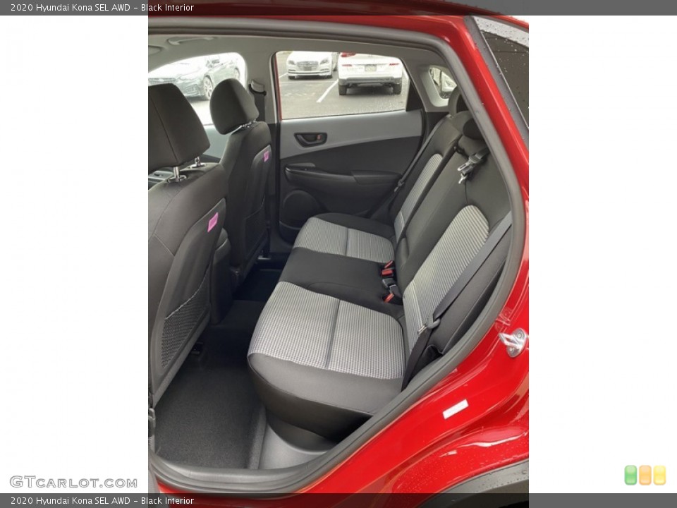 Black Interior Rear Seat for the 2020 Hyundai Kona SEL AWD #136732747
