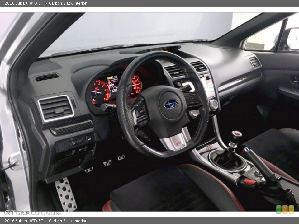 Carbon Black Interior Front Seat for the 2016 Subaru WRX STI #136733146
