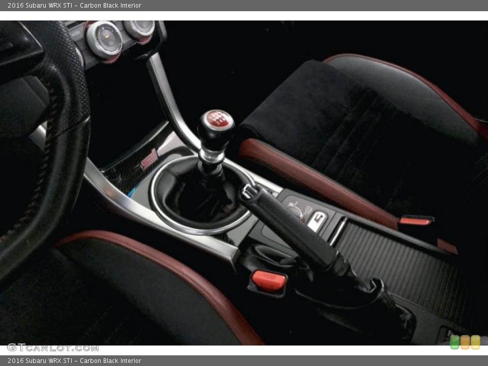 Carbon Black Interior Transmission for the 2016 Subaru WRX STI #136733161