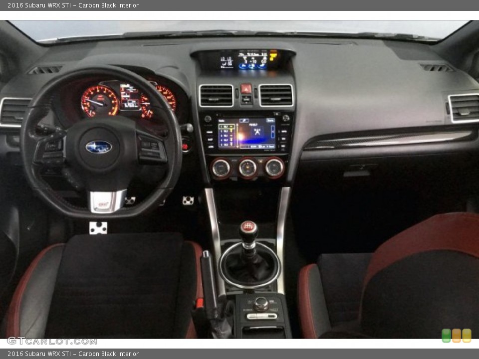 Carbon Black Interior Dashboard for the 2016 Subaru WRX STI #136733200