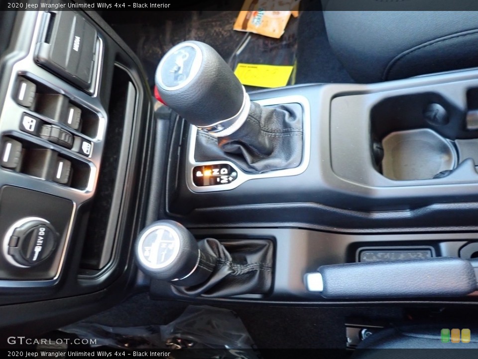 Black Interior Transmission for the 2020 Jeep Wrangler Unlimited Willys 4x4 #136736527