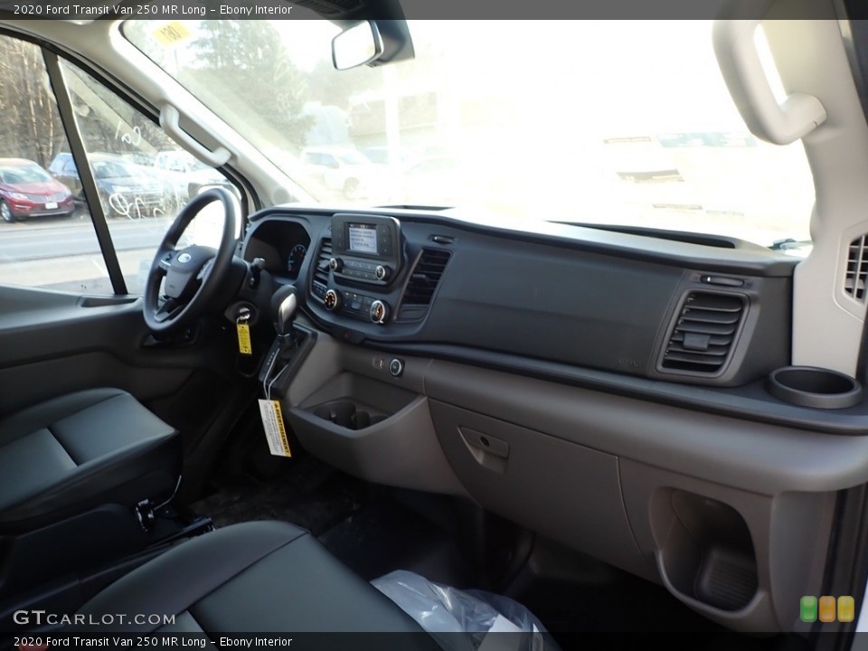 Ebony Interior Dashboard for the 2020 Ford Transit Van 250 MR Long #136737085