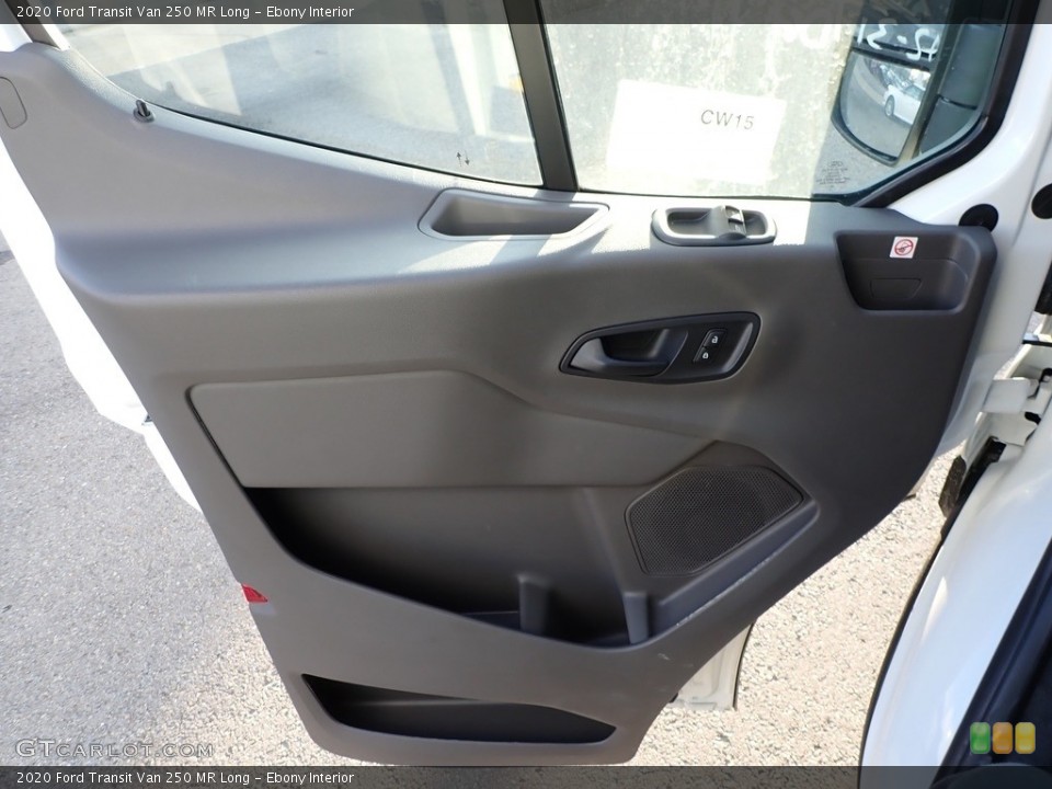 Ebony Interior Door Panel for the 2020 Ford Transit Van 250 MR Long #136737274