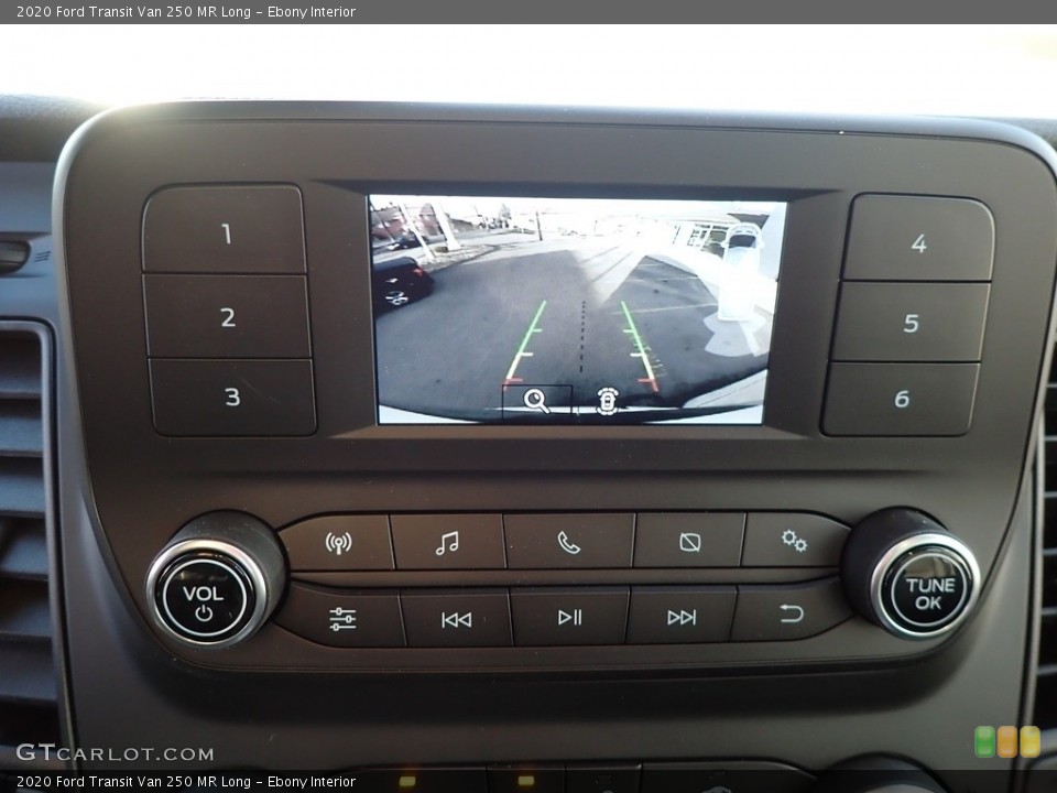 Ebony Interior Controls for the 2020 Ford Transit Van 250 MR Long #136737358