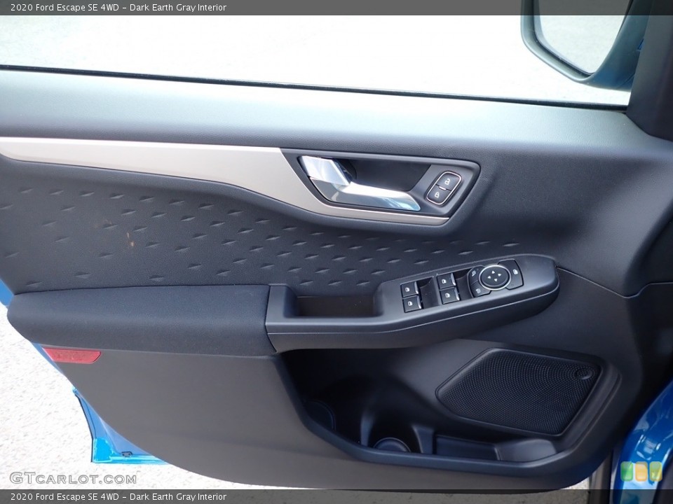 Dark Earth Gray Interior Door Panel for the 2020 Ford Escape SE 4WD #136737736