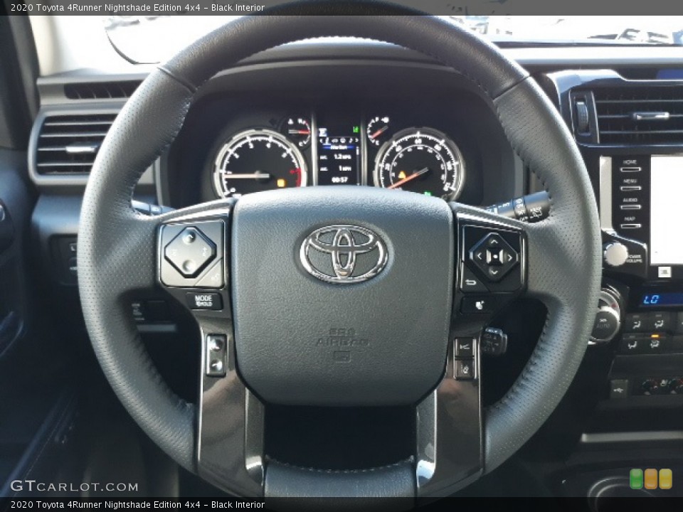 Black Interior Steering Wheel for the 2020 Toyota 4Runner Nightshade Edition 4x4 #136737751