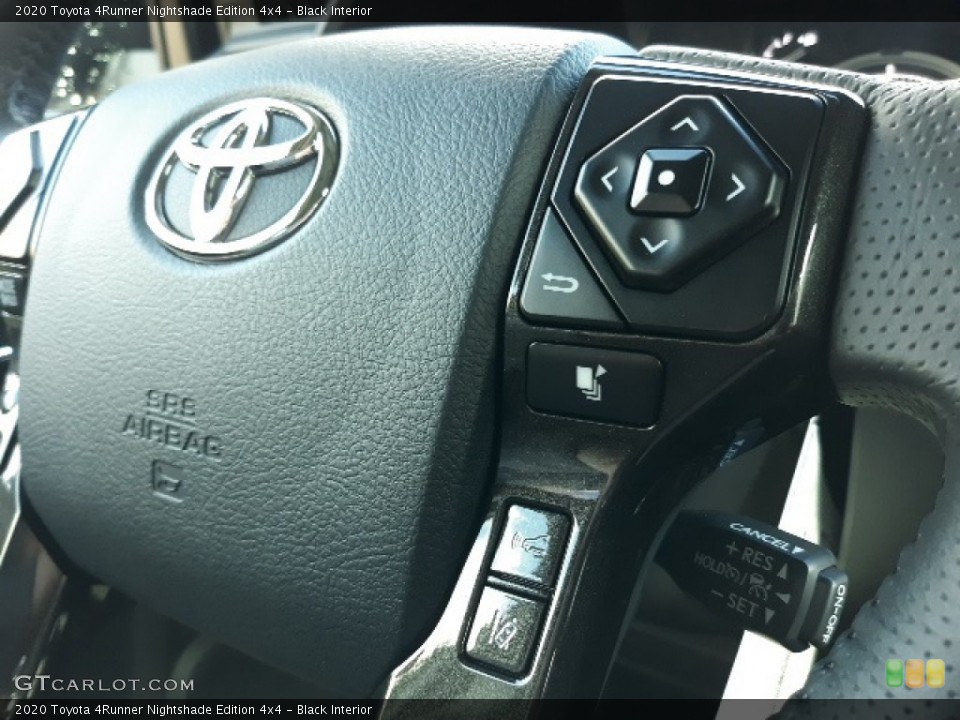 Black Interior Steering Wheel for the 2020 Toyota 4Runner Nightshade Edition 4x4 #136737793