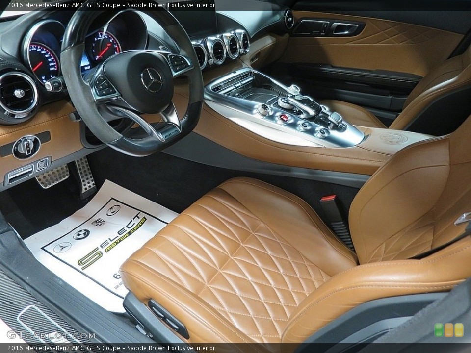 Saddle Brown Exclusive Interior Front Seat for the 2016 Mercedes-Benz AMG GT S Coupe #136741936