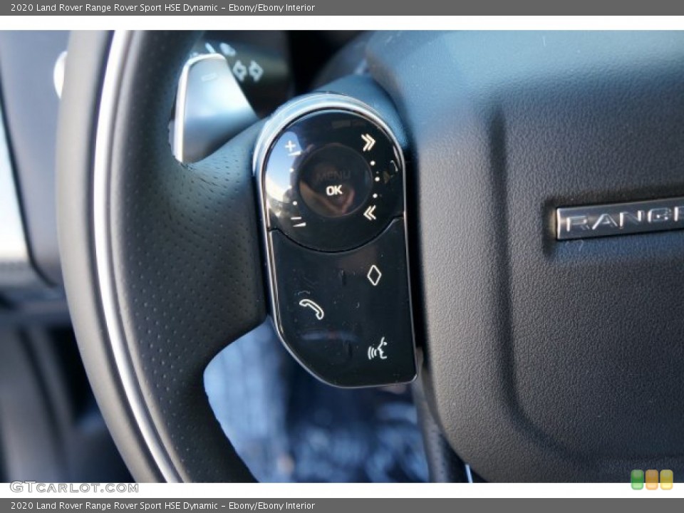 Ebony/Ebony Interior Steering Wheel for the 2020 Land Rover Range Rover Sport HSE Dynamic #136742446