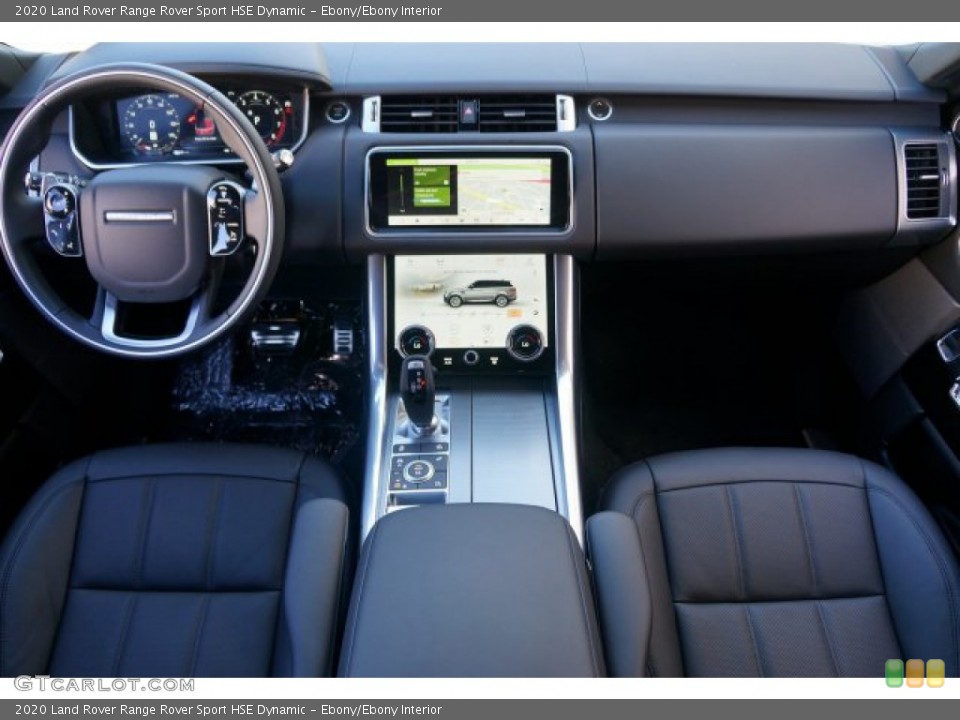 Ebony/Ebony Interior Dashboard for the 2020 Land Rover Range Rover Sport HSE Dynamic #136742488