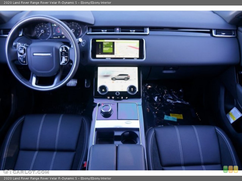Ebony/Ebony Interior Dashboard for the 2020 Land Rover Range Rover Velar R-Dynamic S #136742839