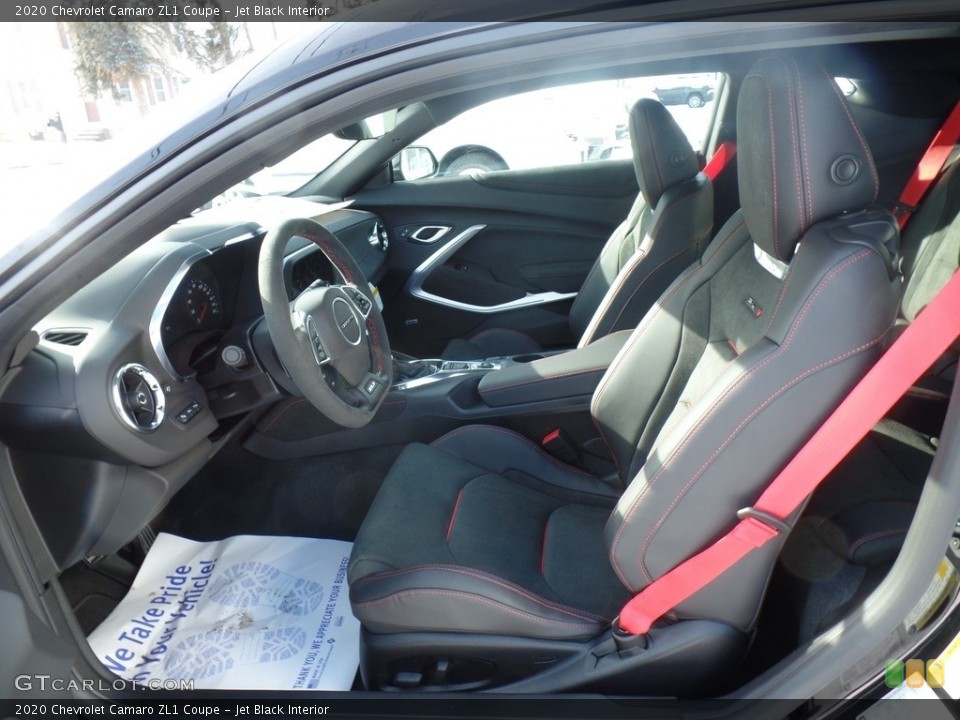 Jet Black Interior Front Seat for the 2020 Chevrolet Camaro ZL1 Coupe #136742893