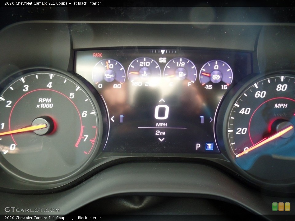 Jet Black Interior Gauges for the 2020 Chevrolet Camaro ZL1 Coupe #136742941