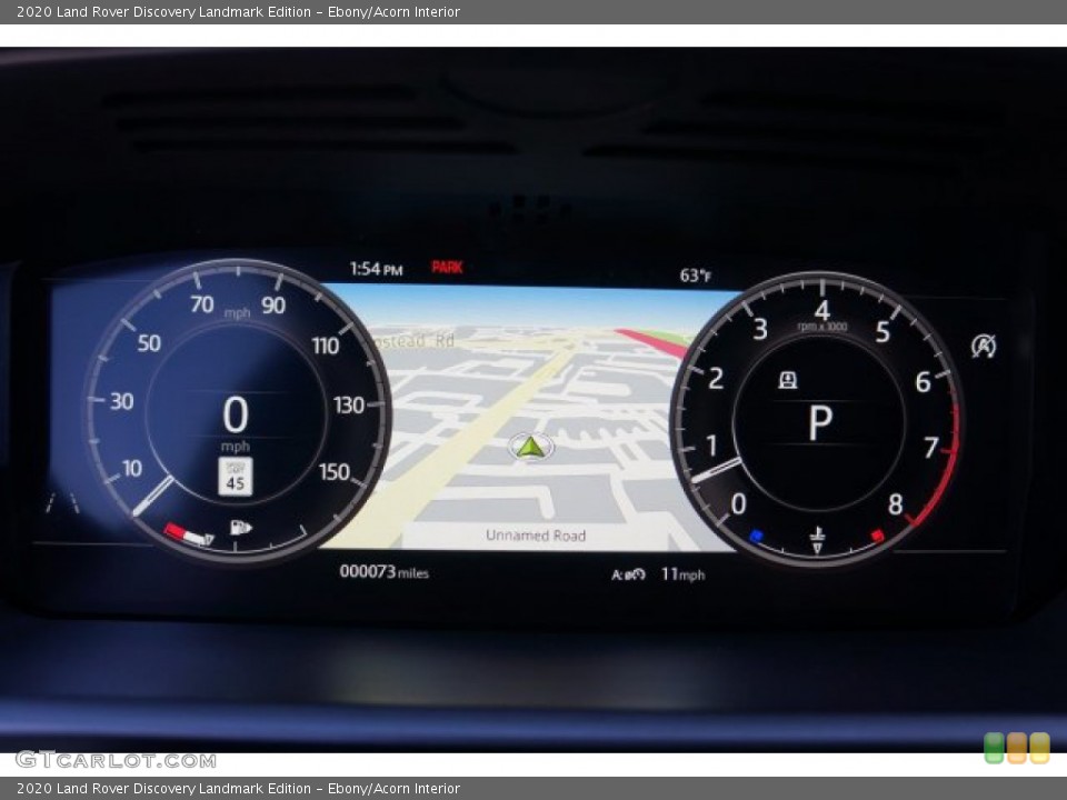 Ebony/Acorn Interior Gauges for the 2020 Land Rover Discovery Landmark Edition #136743445