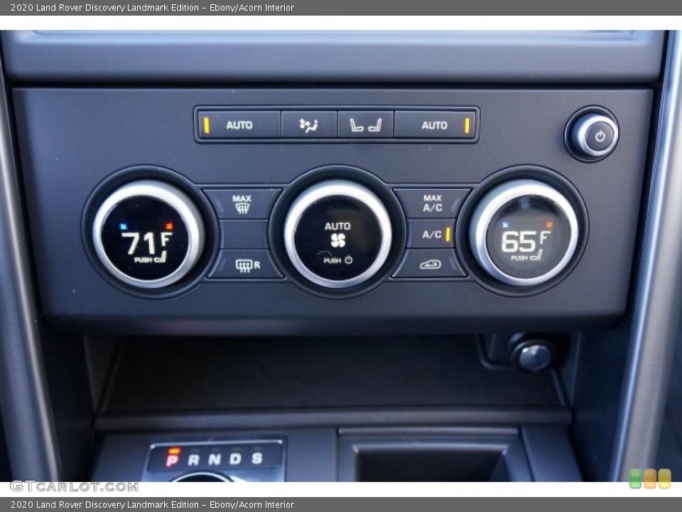 Ebony/Acorn Interior Controls for the 2020 Land Rover Discovery Landmark Edition #136743460